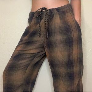Urban Outfitters BDG Plaid Sweats S